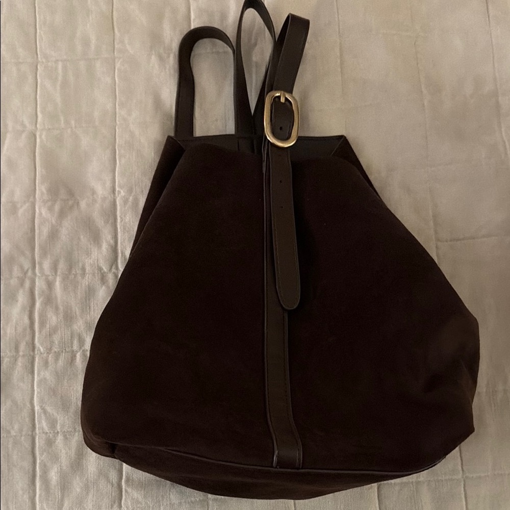 NWOT Old Navy Brown Suede Bag